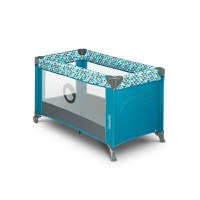 Patut pliant cu un nivel Stefi cu intrare laterala cu fermoar 2 roti 120x60 cm turquoise Lionelo - 2