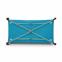 Patut pliant cu un nivel Stefi cu intrare laterala cu fermoar 2 roti 120x60 cm turquoise Lionelo - 5