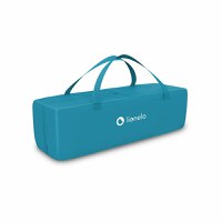 Patut pliant cu un nivel Stefi cu intrare laterala cu fermoar 2 roti 120x60 cm turquoise Lionelo - 7