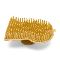 Perie de baie New Baby din silicon Dinosaur beige - 1