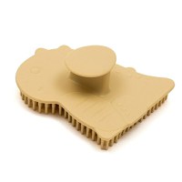 Perie de baie New Baby din silicon Dinosaur beige - 2