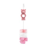Perie de curatat biberoane, tetine si cani Bear Blush Pink - 2