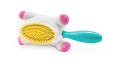 Perie de par pentru copii alba Unicorn Teddy Hair Martinelia 3013w