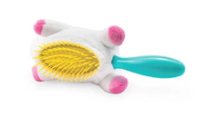 Perie de par pentru copii alba Unicorn Teddy Hair Martinelia 3013w