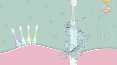 Periuta de dinti electrica pentru copii, Neno Fratelli Blue, peste 6 ani