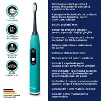 Periuta de dinti electrica sonica Ocean Breeze Green Planet SC50 Beurer - 1