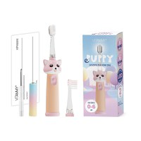 Periuta de dinti electrica Vitammy ePUPPY Roz pentru copii 0-6 ani, cu lumina LED, 24.000 de miscari sonice pe minut, 2 capete periuta incluse, 2 moduri de functionare si timer - 4