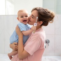 Periuta de dinti electrica Vitammy ePUPPY Roz pentru copii 0-6 ani, cu lumina LED, 24.000 de miscari sonice pe minut, 2 capete periuta incluse, 2 moduri de functionare si timer - 5