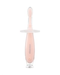 Periuta de dinti KikkaBoo din silicon pentru bebelusi Softy Pink - 2