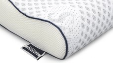 Perna anatomica cu memorie Somnart Silver Memory cu husa detasabila si lavabila 30 x 50 cm