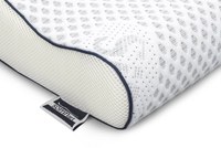 Perna anatomica cu memorie Somnart Silver Memory cu husa detasabila si lavabila 30 x 50 cm - 1