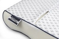 Perna anatomica cu memorie Somnart Silver Memory cu husa detasabila si lavabila 30 x 50 cm - 3