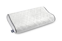 Perna anatomica cu memorie Somnart Silver Memory cu husa detasabila si lavabila 30 x 50 cm - 4