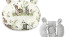 Perna bebelusi MimiNu Ursulet Multifunctionala cu doua fete Design Minky Calm Forest Natural
