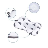 Perna cadita SeviBebe alb-gri - 2