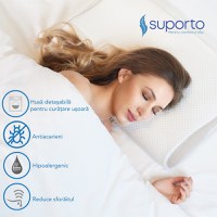 Perna de dormit ergonomica hipoalergenica Suporto Tencel Lyocell - 3