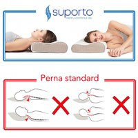 Perna de dormit ergonomica hipoalergenica Suporto Tencel Lyocell - 4