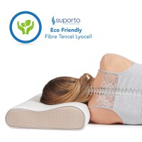 Perna de dormit ergonomica hipoalergenica Suporto Tencel Lyocell - 10