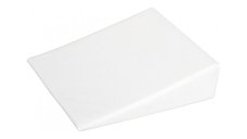 Perna inclinata Bubaba antireflux cu husa din bumbac, dimensiuni 30x37x1,5-10 cm, culoare alba
