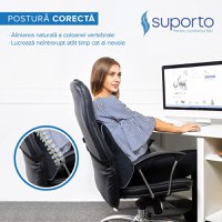 Perna ortopedica lombara completa Suporto Neagra - 3