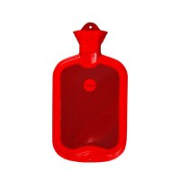 Perna pentru apa calda Sanger din cauciuc natural 2L rosu - 1