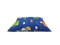 Perna Somnart din bumbac cu imprimeu dinozauri 50 x 70 cm - 1