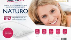 Perna Somnart Naturo moale din pene, 70 x 70 cm