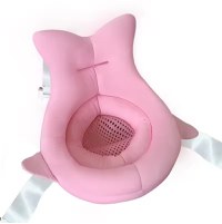 Pernuta Hamac pentru pentru bebelui si nou-nascut Little Mom Bionic Pink - 3