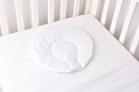 Pernuta plata rotunda 30x30 cm bumbac alb - 1