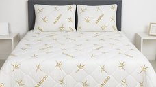 Pilota de vara Somnart Bambus Confort matlasata din microfibra 140 x 200 cm, 250 g