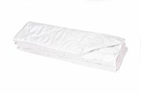 Pilota de vara Somnart din microfibra striata cu model lacrimi, alba 180 x 200 cm, 200 g - 4