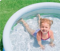 Piscina gonflabila Bestway Fast Set Pool Albastru, Dimensiune 152x38 cm, Material PVC rezistent, Capacitate 477 litri, Patch reparatie inclus - 2