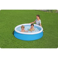 Piscina gonflabila Bestway Fast Set Pool Albastru, Dimensiune 152x38 cm, Material PVC rezistent, Capacitate 477 litri, Patch reparatie inclus - 5