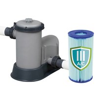 Piscina rotunda cu cadru metalic Bestway Power Steel Vista 11 in 1 toate accesoriile incluse 488 x 122 cm - 1
