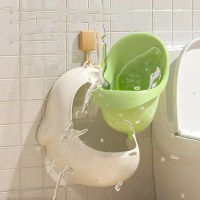 Pisoar pentru baieti Little Mom Grey Dino, cu vas colector detasabil, design ergonomic si suspendabil, dimensiune 30 x 26 cm - 4