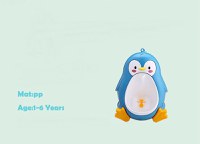 Pisoar pentru baieti Little Mom, sigur si rezistent, cu montare versatila prin ventuze de perete, sau agatare, dimensiune 26 x 37cm, Cute Penguin Black - 6