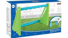 Poarta de Fotbal Champion Football Castle Verde cu Plasa