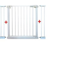 Poarta de siguranta din metal 79-105 cm R-Sport S2 Alb - 4