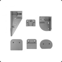 Poarta de siguranta rulabila pentru copii, Kidnort Sakerhet grey, mecanism dublu de blocare, maner incorporat, dimensiune 95 x 140 cm - 4