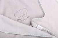 Poncho de baie cu gluga 126x60cm BabyMam Gri - 6