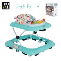 Premergator cu panou interactiv Moni Jungle Fun Plus Mint - 1