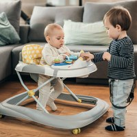 Premergator FreeON Little Driver pliabil cu sunete si lumini 6 luni+ GriGalben - 3