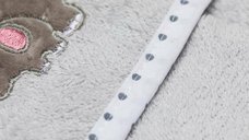 Prosop brodat cu manusa Fillikid Elefant grey