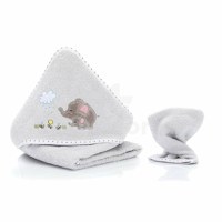 Prosop brodat cu manusa Fillikid Elefant grey - 2