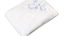Prosop copii cu capison 80x80 cm Little Bunnies alb