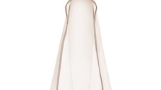 Prosop cu gluga cu urechi din bumbac 80x80 cm Ecru Qwl Qmini