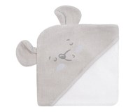 Prosop cu gluga din bumbac 100 90x90cm KikkaBoo Joyful Mice - 4