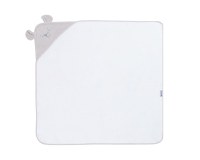Prosop cu gluga din bumbac 100 90x90cm KikkaBoo Joyful Mice - 2