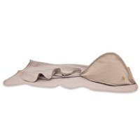Prosop cu gluga Qmini Mocha, dimensiune 100x100 cm, din bambus si bumbac interlock - 1