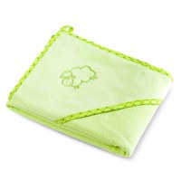 Prosop cu gluga Sheep 80x80 cm Green - 1